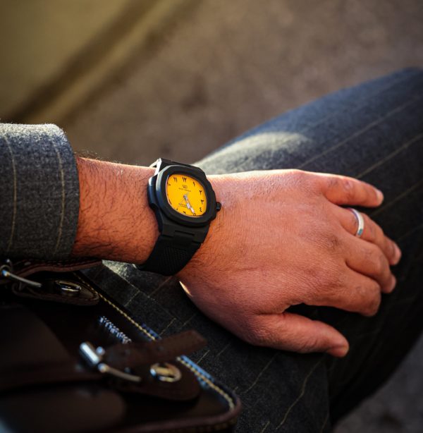 DELTAWAQT JAUNE - Montre chiffres arabe – Image 2