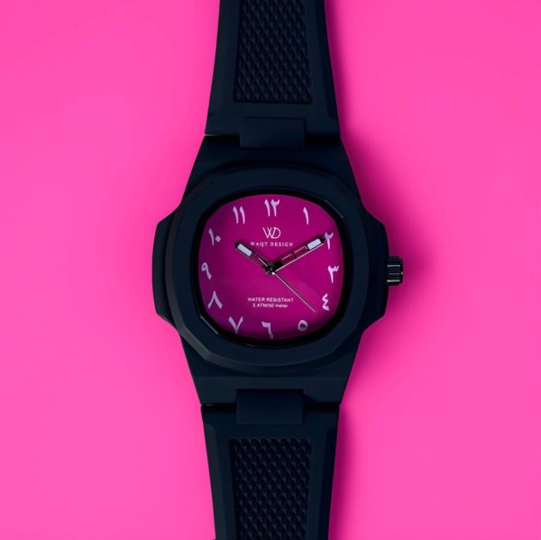 DELTAWAQT ROSE - montre chiffres arabe